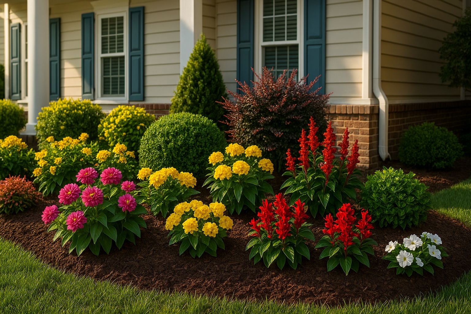 Colorful Garden Serenity