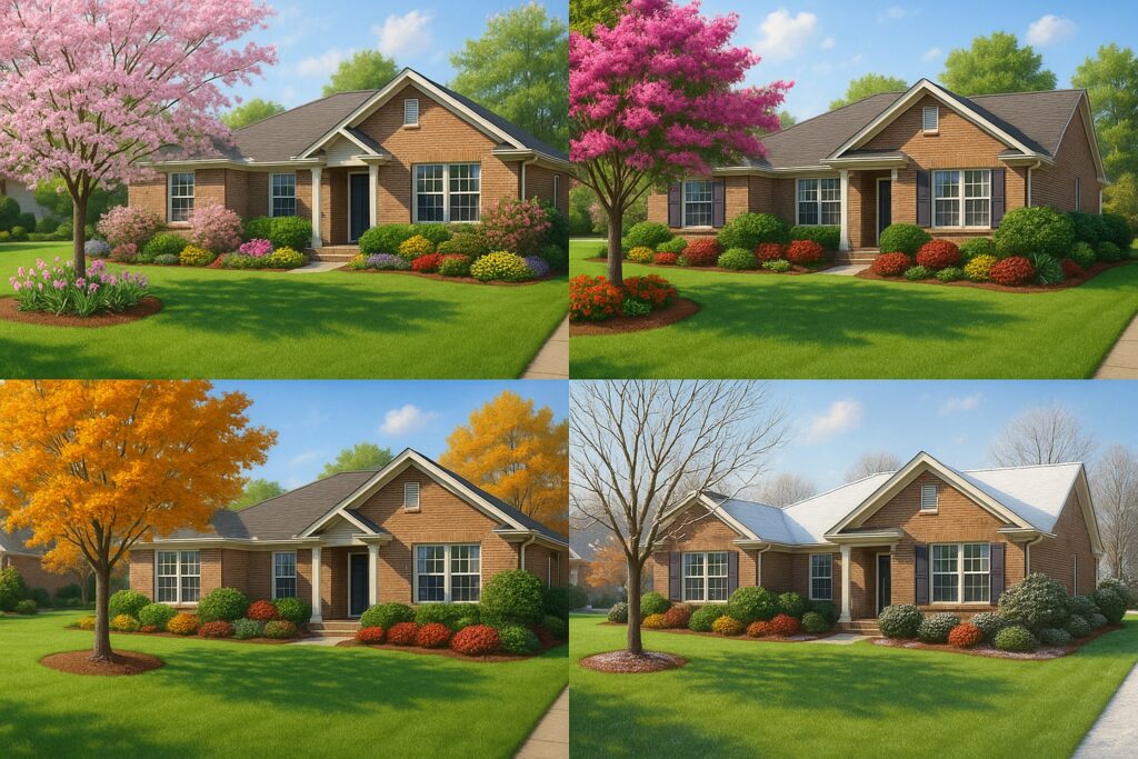 Seasonal Suburban Garden