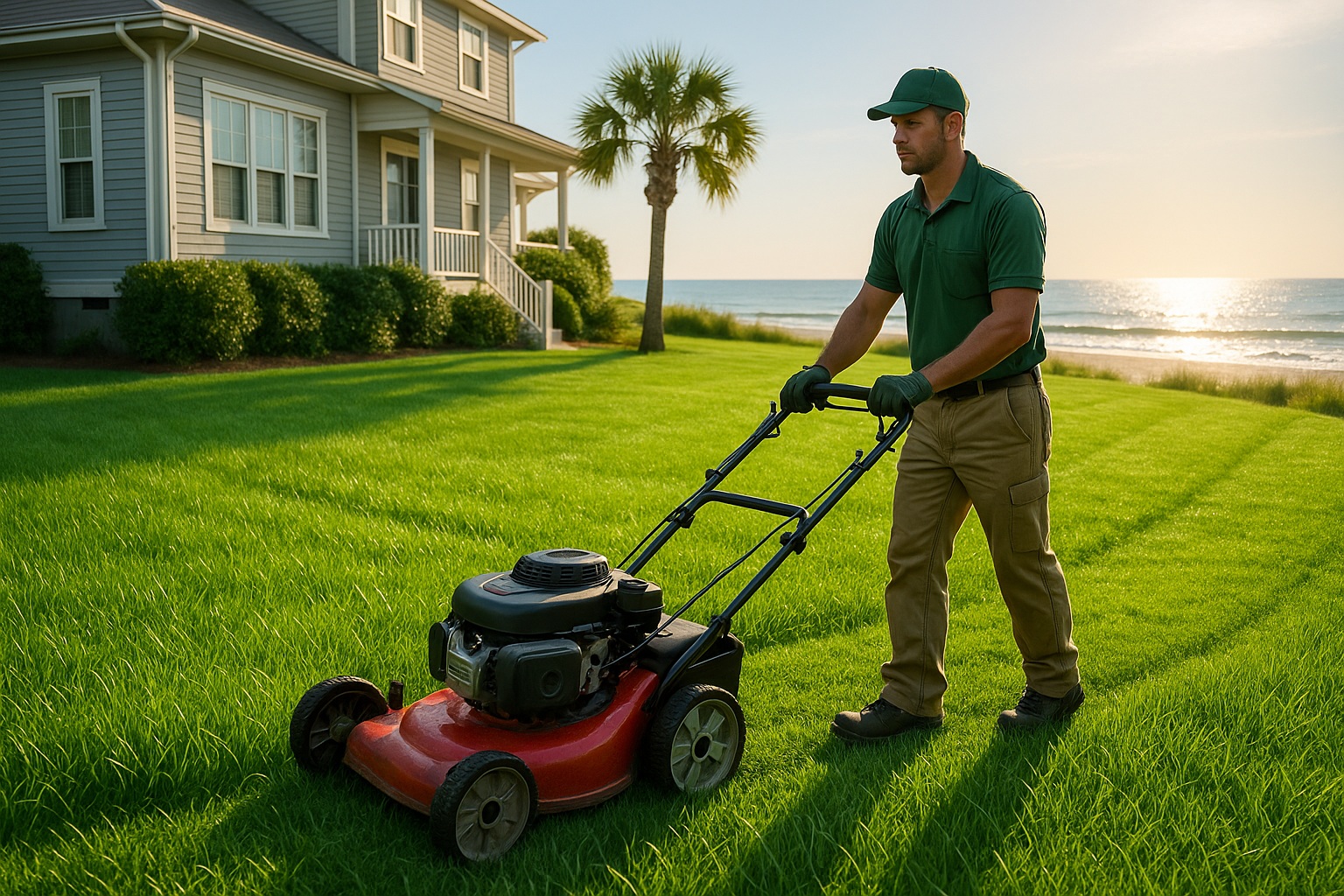 Coastal Lawn Mowing
