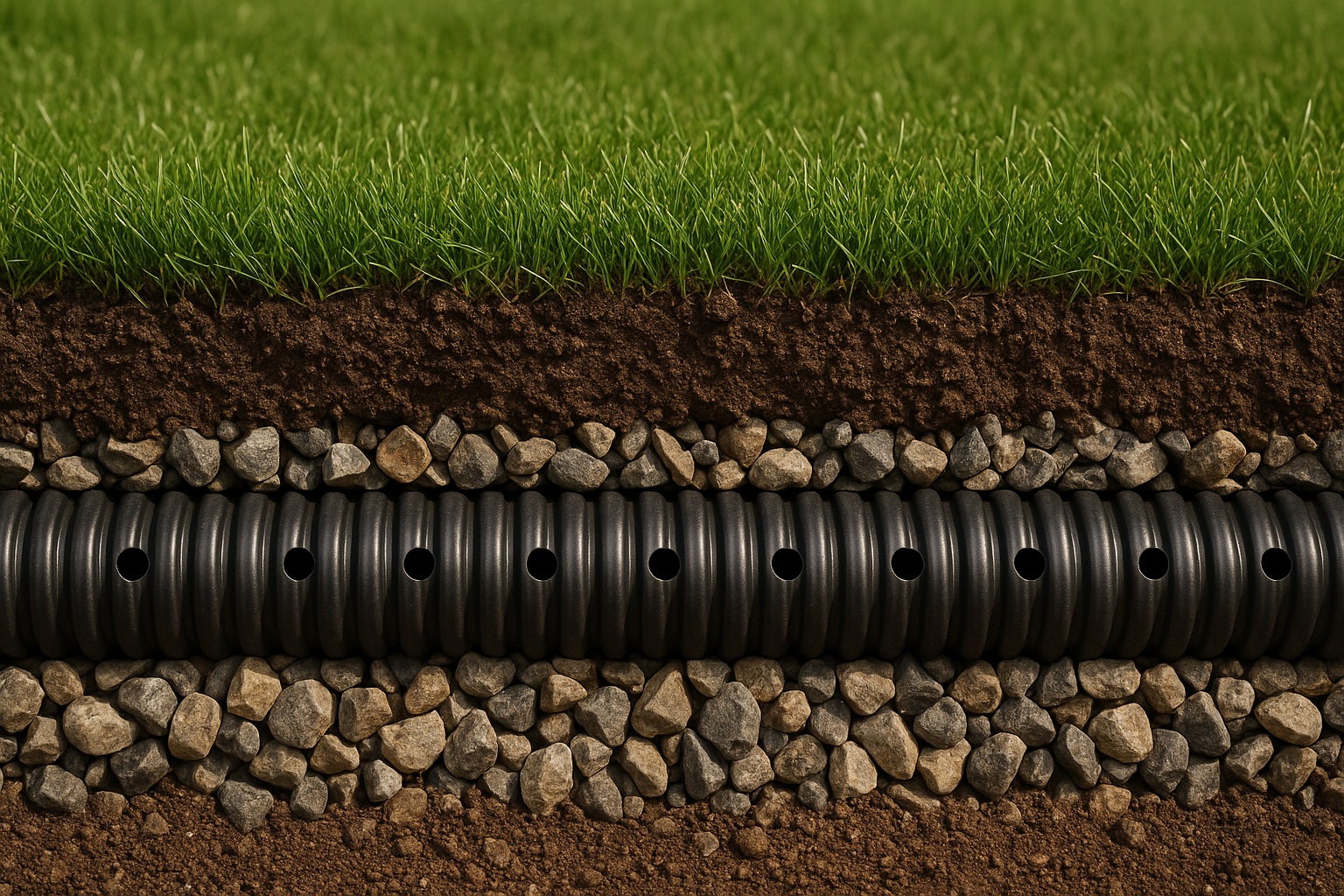 French Drain Installation2