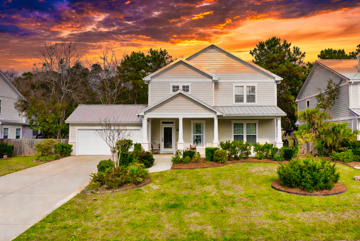 coastal home with a well-maintained yard